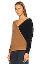 view 3 of 5 Trish Knot Sweater in Brown & Black