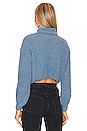 view 3 of 4 Gia Long Sleeve Sweater in Blue