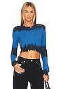 view 1 of 4 Narelle Crop Sweater in Blue