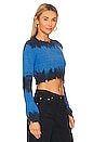 view 2 of 4 Narelle Crop Sweater in Blue