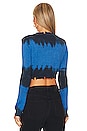 view 3 of 4 Narelle Crop Sweater in Blue