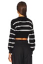 view 3 of 4 Sophia Stripe Sweater in Black