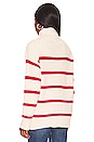 view 3 of 4 Robyn Stripe Sweater in Red Stripe