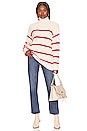 view 4 of 4 Robyn Stripe Sweater in Red Stripe
