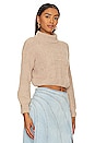 view 2 of 4 Gia Long Sleeve Sweater in Nude