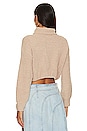 view 3 of 4 Gia Long Sleeve Sweater in Nude