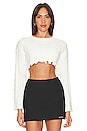 view 1 of 4 Adelita Crop Sweater in Ivory