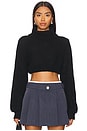 view 1 of 4 Moxie Cropped Sweater in Black