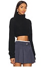 view 2 of 4 Moxie Cropped Sweater in Black