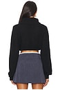 view 3 of 4 Moxie Cropped Sweater in Black