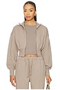 view 2 of 5 Branka Zip Up Jacket in Taupe