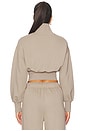 view 4 of 5 Branka Zip Up Jacket in Taupe
