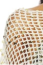 view 5 of 5 Maris Crochet Poncho in Ivory