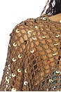 view 5 of 5 Maris Crochet Poncho in Mocha