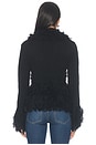 view 4 of 4 Cassindra Shaggy Sweater in Black