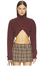 view 1 of 4 Zinnia Sweater Top in Brown