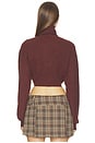 view 4 of 4 Zinnia Sweater Top in Brown