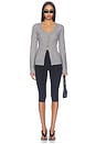 view 5 of 4 Amelie Button Front Sweater in Charcoal