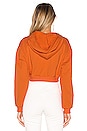view 3 of 4 Candice Cropped Hoodie in Orange