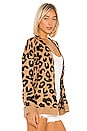 view 2 of 4 Draya Leopard Cardigan in Mocha