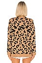 view 3 of 4 Draya Leopard Cardigan in Mocha