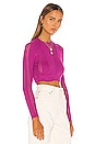 view 2 of 4 Candy Sweater in Fuchsia
