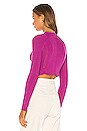 view 3 of 4 Candy Sweater in Fuchsia