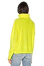 view 3 of 4 PULL COL ROULÉ LIRA in Neon Yellow