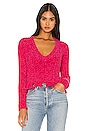 view 1 of 4 PULL DISTRESSED TORIE in Hot Pink