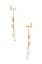 view 2 of 2 Rachel Earring in Gold