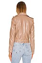 view 4 of 5 Giovanna Moto Jacket in Tan