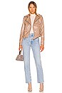 view 5 of 5 Giovanna Moto Jacket in Tan