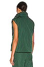 view 4 of 5 Trish Puffer Vest in Forest Green