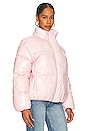view 3 of 5 Cierra Oversized Puffer in Light Pink
