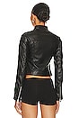 view 3 of 4 Jackie Faux Leather Moto Jacket in Black