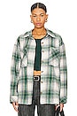 view 1 of 5 VESTE CHEMISE JORDAYN in Green Plaid