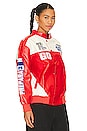 view 3 of 6 Whitney Racer Jacket in Red