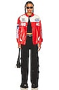 view 6 of 6 Whitney Racer Jacket in Red
