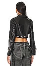 view 3 of 4 Simone Faux Leather Jacket in Black