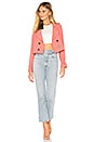 view 5 of 5 Ariel Crop Trench Coat in Dusty Rose