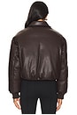 view 3 of 4 Sanja Faux Leather Jacket in Brown