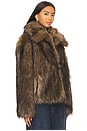 view 2 of 4 Kennedy Faux Fur Coat in Brown