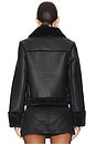 view 4 of 5 Sasha Faux Leather Jacket in Black