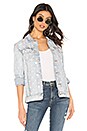 view 1 of 4 Kirsten Star Denim Jacket in Light Blue Wash