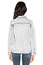 view 3 of 4 Kirsten Star Denim Jacket in Light Blue Wash
