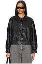 view 2 of 5 Alia Faux Leather Jacket in Black