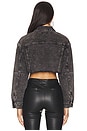 view 3 of 4 Kathy Cut Off Jacket in Washed Black
