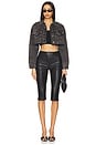 view 4 of 4 Kathy Cut Off Jacket in Washed Black