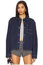 view 1 of 4 Ember Jacket in Dark Wash