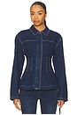 view 1 of 4 Marina Denim Jacket in Dark Blue
